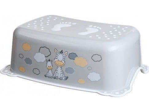 Maltex MALTEX step up stool with antislip rubber Grey/White Zebra 6913