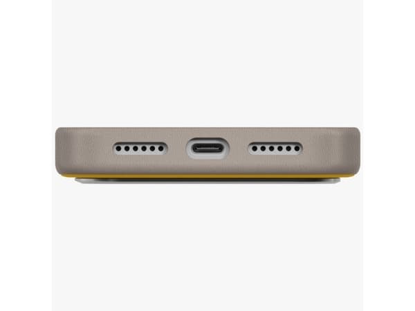Uniq Lyden DS-fodral för iPhone 17 Pro Max Magclick - gul/grå