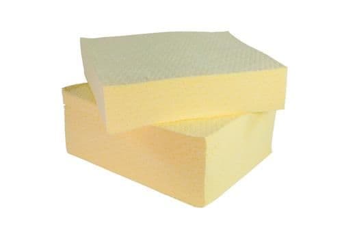 Absorberande ark för kemikalier, gula, 100 st