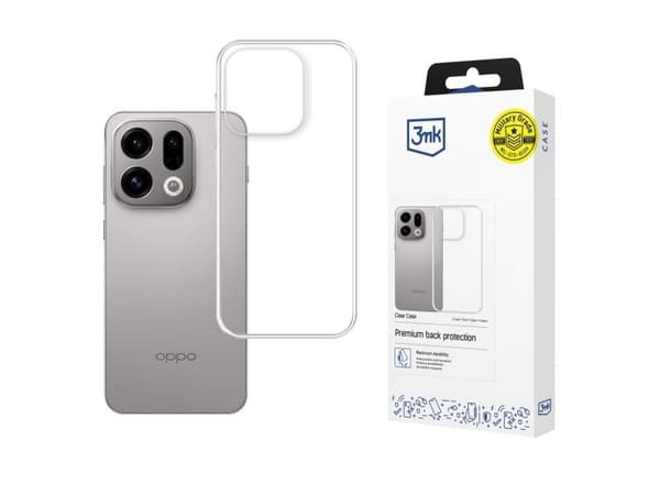 3MK Clear Case etui til Oppo Find X9