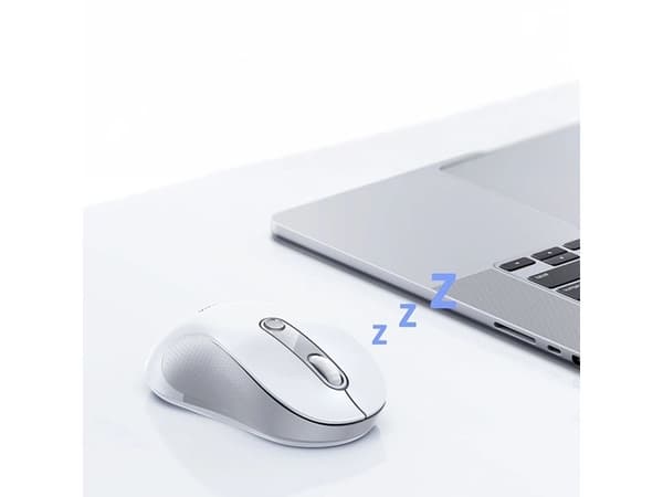 Trådlös mus Baseus F02 ergonomisk Bluetooth - vit