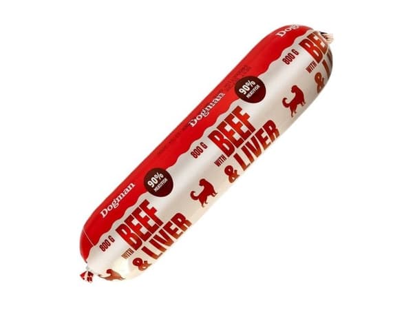 Dogman Beef & Liver Sausage Våtfoder för hund 800g