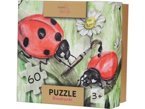 60 brikkers Ladybugs puslespill