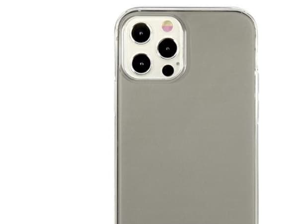AMG Electroplate Black&amp;White-deksel til iPhone 12 / 12 Pro - Transparent