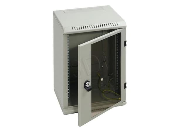 Triton Delta B - Skåp - väggmontering - RAL 7035 - 4U - 10"