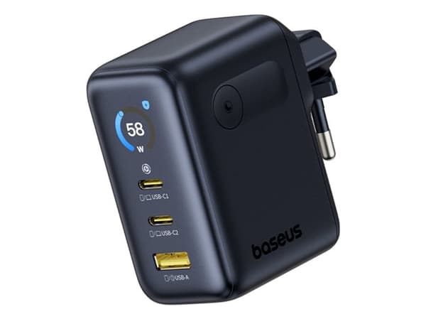 Baseus E0121B00, inomhus, AC, 240 V, Blå, Svart