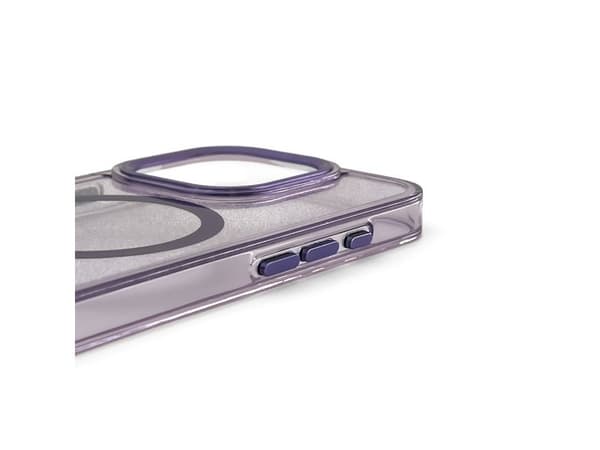 Glitter MagSafe-etui til iPhone 16 Plus - lilla med glitter