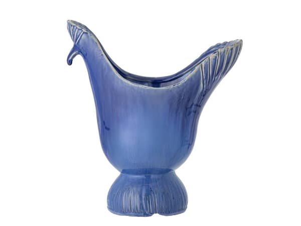 CREATIVE COLLECTION Wylie Vase, blå, steingods