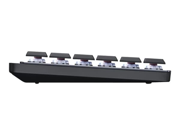 Logitech Master MX Mechanical, Langaton, RF Wireless + Bluetooth, Mekaaninen, AZERTY, LED, Grafiitti