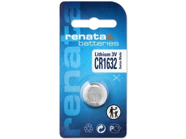 Renata CR1632 (1 Stk.) - Lithium Knapcelle