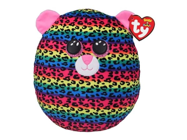 Meteor TY squish-a-boos monivärinen leopardi - DOTTY, 22 cm - medium 39286