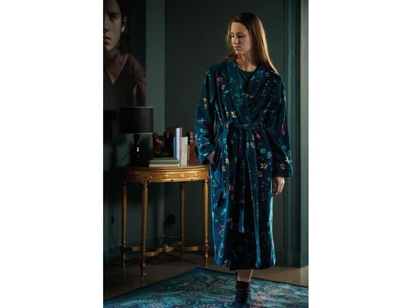 PIP Studio Pip Studio Bathrobe Les Fleurs Dark Blue L