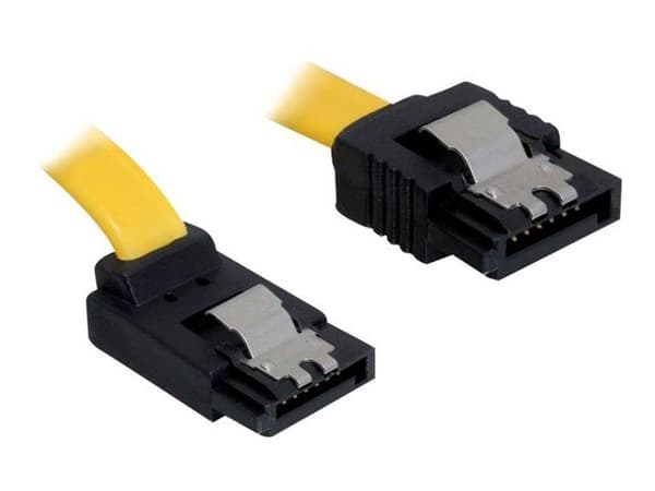 DeLOCK 0.2m SATA Cable, 0,2 m, Keltainen