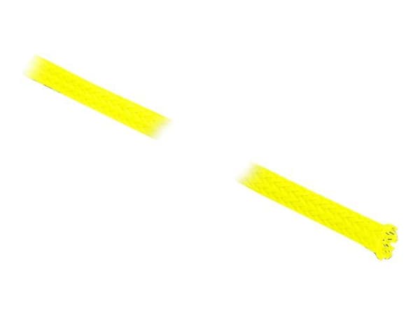 Delock - Flätad ärm - sträckbar - 2 m - gul