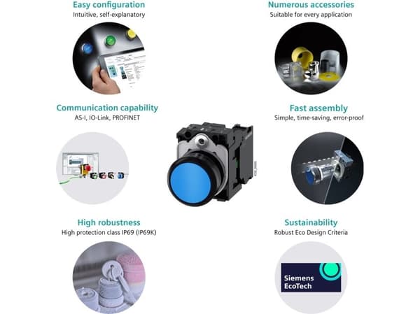 Siemens 3SU10001BA200AA0, Pull-release, 27 g, 60 mm, 40 mm, 40 mm