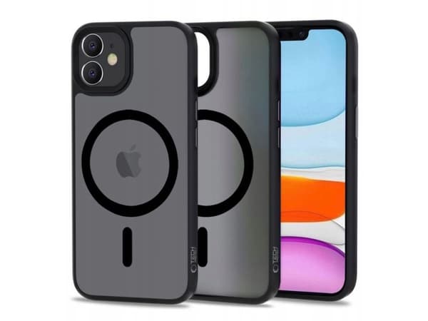 Tech-Protect MagMat MagSafe-deksel til iPhone 11 - matt sort