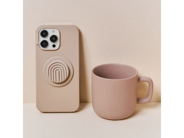 PopSockets 807320, Grepp, Beige, Inget mönster, Apple, iPhone 12+, 1 styck