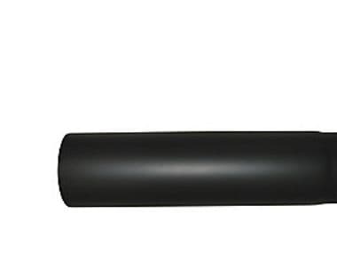 150 mm Metalbestos Sorte røgrør længde 500 mm x 2 mm