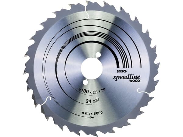 Bosch SPEEDLINE Trä RUNDHAVER 190X30/24MM