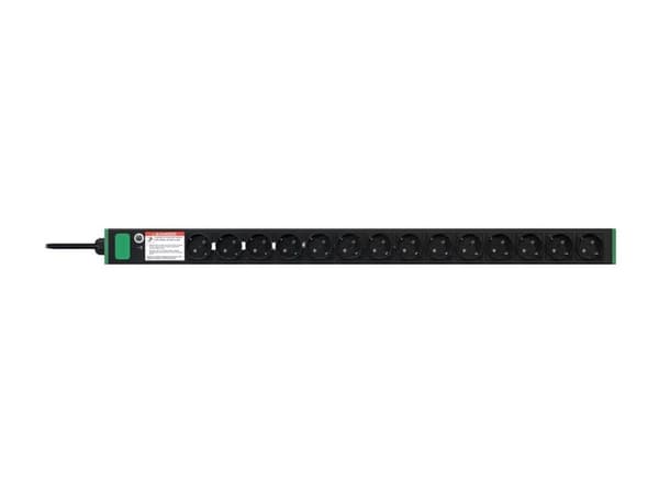 APC Easy Rack PDU Basic vertical 1-phase 3.7 kW 230 V 16 A 14 x SCHUKO sockets SCHUKO 16 A