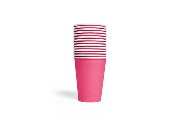 Hot pink papkrus, 14 stk