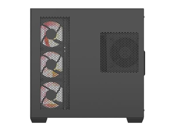 Darkflash C280 kabinett, svart + 7 vifter