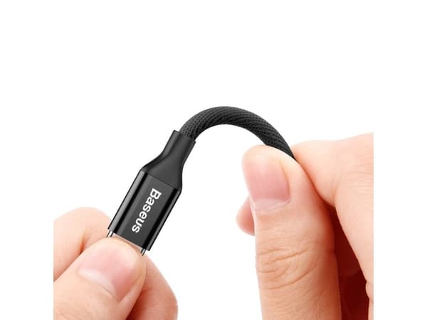 Baseus 6953156260733, 1,5 m, USB A, Micro-USB B, USB 2.0, 0,48 Gbit/s, Sort