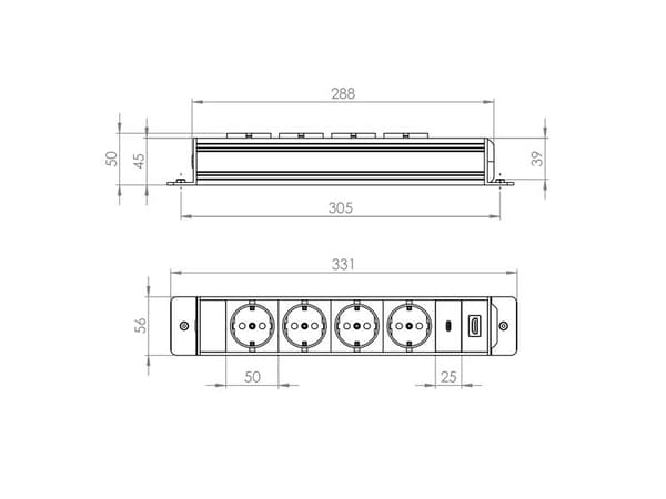 El-panel 6 Bi-Box storille