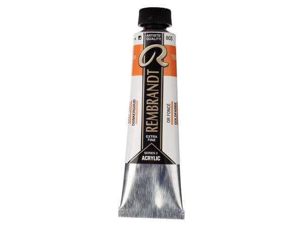 Rembrandt akrylmaling rør Deep Gold 803