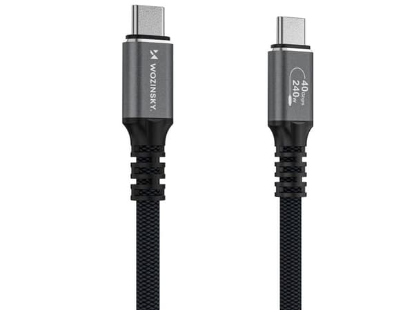 Wozinsky USB-C till USB-C-kabel 1,5 m svart