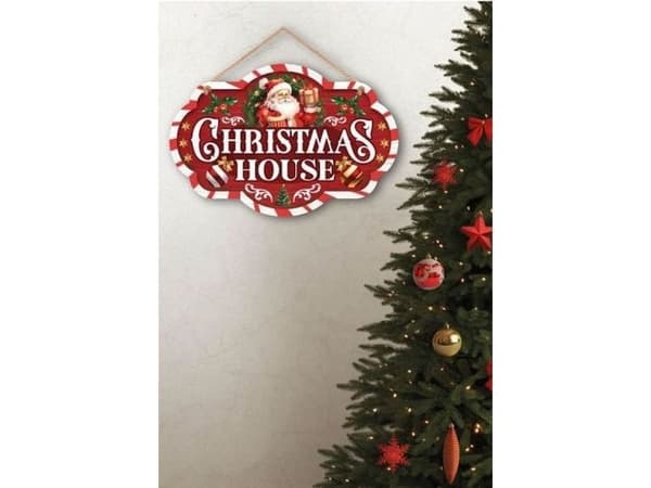 Christmas House skilt