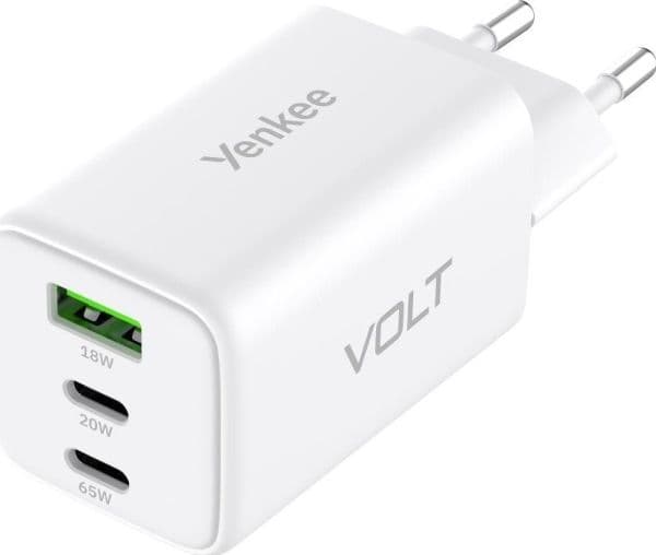 Yenkee VOLT Charger 3xUSB / 65W -YAC G65