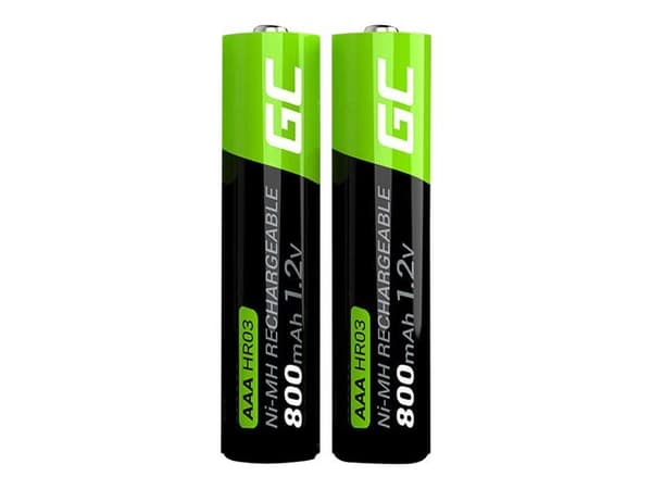Green Cell - Batteri 2 x AAA - NiMH - (oppladbart) - 800 mAh
