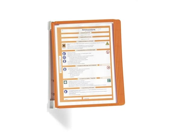 Durable 5551-09, Poträtt, A4, Orange