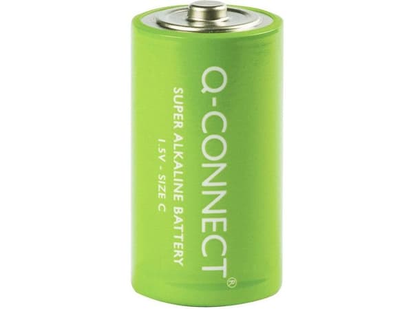 Q-Connect Super C/R14-batteri 2 st