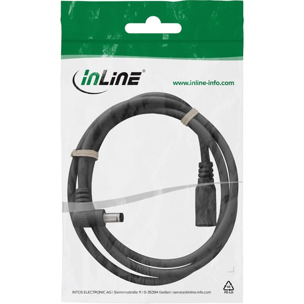 InLine 26901L, 1 m, DC, 5.5 x 2.1 mm, 12–24