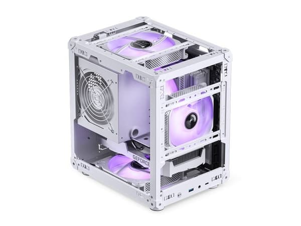 Jonsbo C6 mATX-chassi - vit