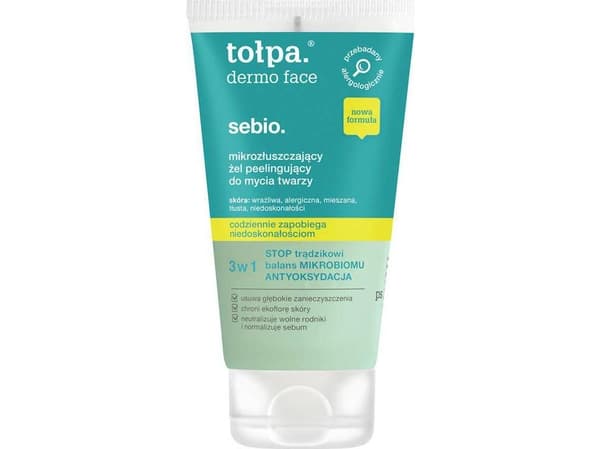 Topa Dermo Face Sebio Micro-Exfoliating Cleansing Gel For Face 150ml