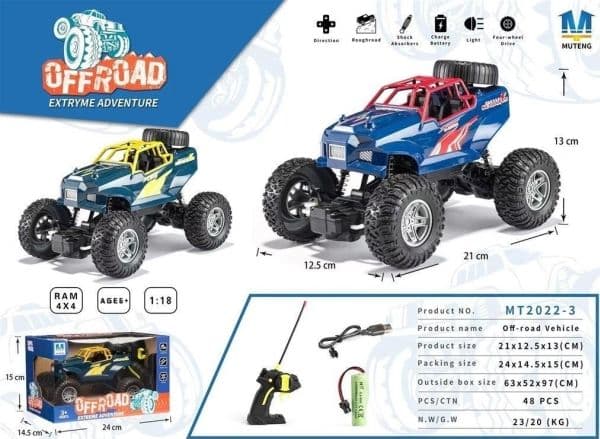 R/C-ajoneuvo + kuormaaja