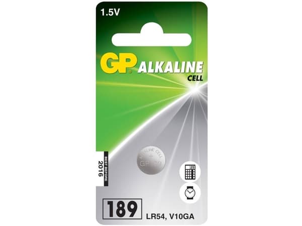 Gp lr54/lr1130 batteri stk.