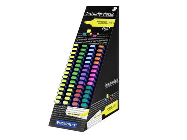 Staedtler Textsurfer classic, 60 kpl, Valikoidut värit