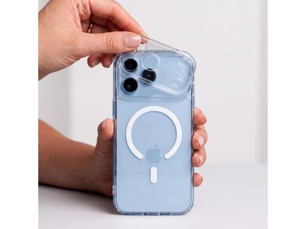 Tech-Protect MagPeak MagSafe CC Case for iPhone 18 Pro / 17 Pro - Clear