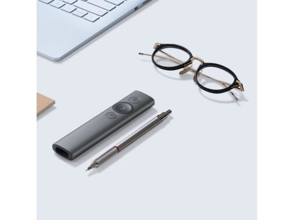 Logitech Spotlight - Presentationsfjärrkontroll - 3 knappar - skiffer