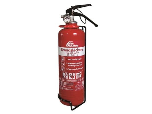 Brandsläckare Röd 1kg 8A