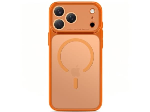 Tech-Protect MagPrime MagSafe CC Case for iPhone 18 Pro Max / 17 Pro Max - Matte Orange