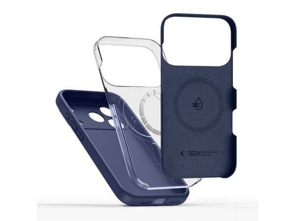 Tech-Protect silikon MagSafe-deksel for iPhone 17 Pro - navy blue