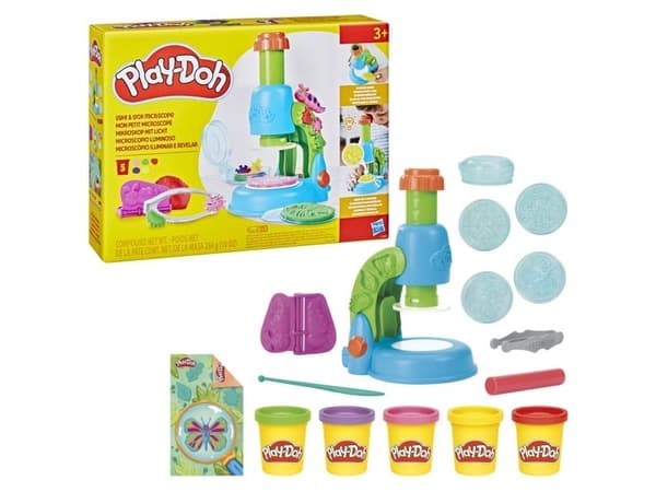 Play-Doh Light & Look mikroskopset