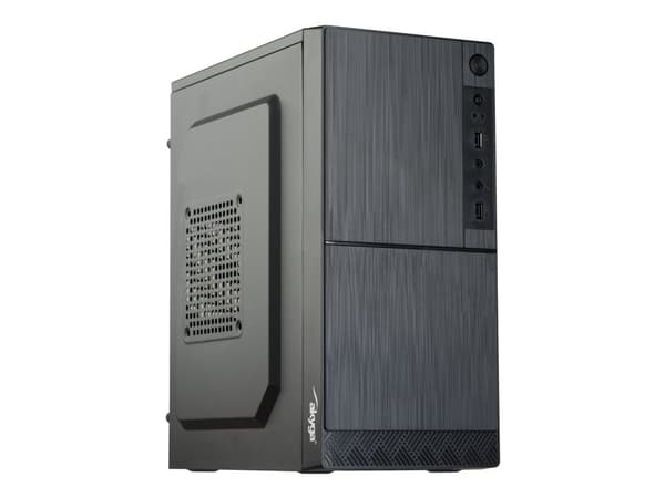 Akyga AK35BK - Tower - micro ATX - ingen strømforsyning - svart - USB/lyd