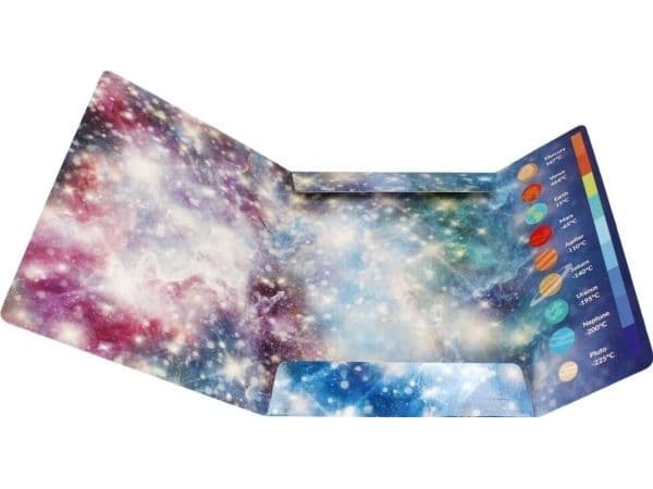 Starpak A4 mappe med strikk GALAXY