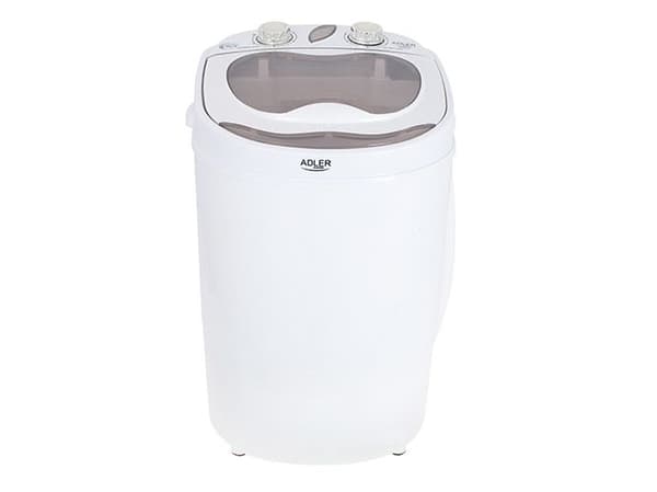 Adler AD 8055, Toplader, 3 kg, Krem, Hvit